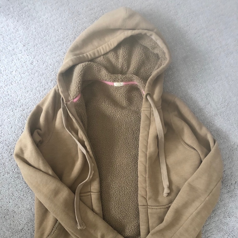 J. Crew hooded zip up size XS